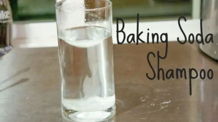 Homemade baking soda shampoo