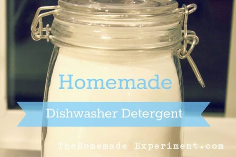 Homemade Dishwasher Detergent