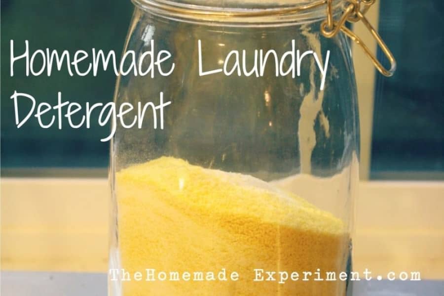 how to make homemade laundry detergent