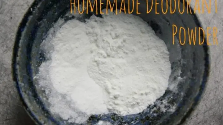 how to make deodorant powder