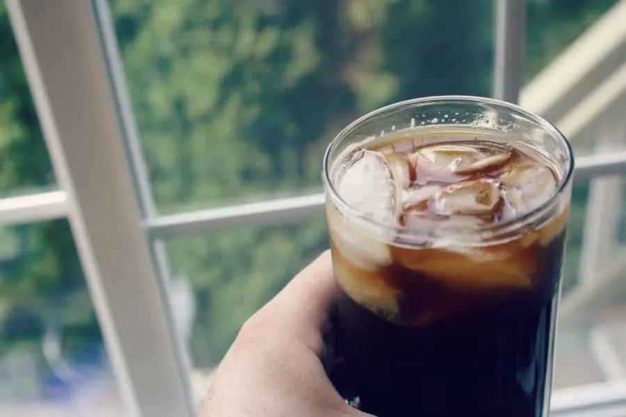 Iced coffee