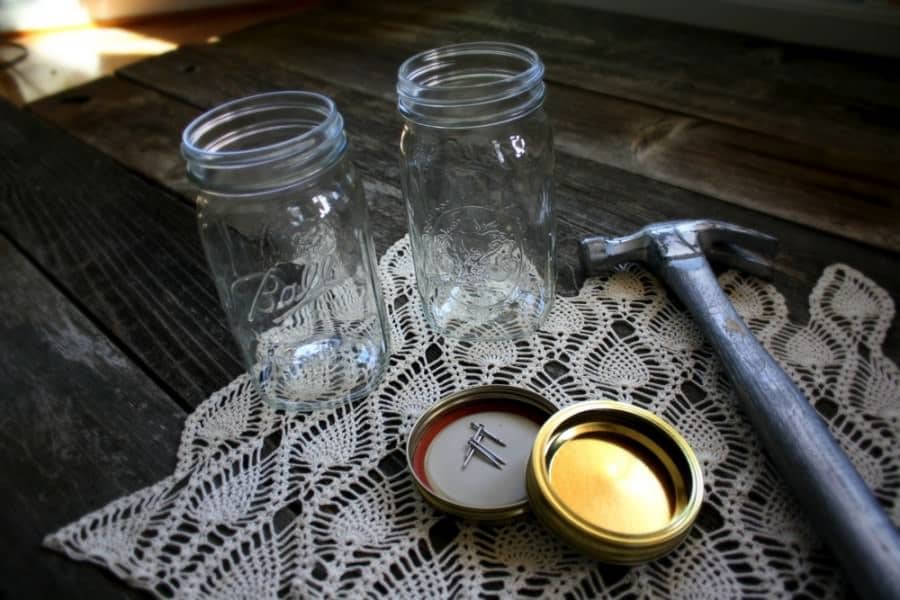 diy mason jar shaker what you need