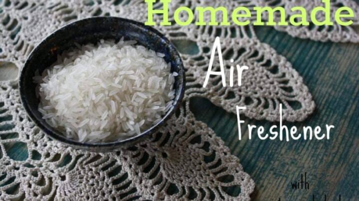 homemade rice air freshener