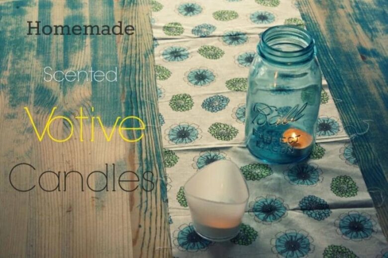 DIY Scented Votive Candles With Essential Oils