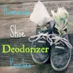 homemade shoe deodorizer pouches