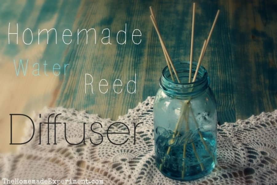 Homemade Reed Diffuser with Water