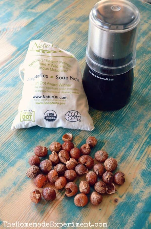 How To Make & Use Homemade Powder Soap Nuts Laundry Detergent
