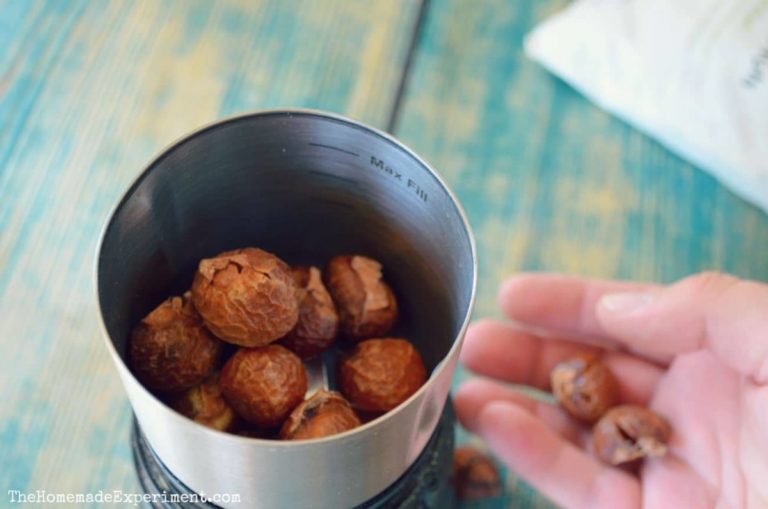 How To Make & Use Homemade Powder Soap Nuts Laundry Detergent