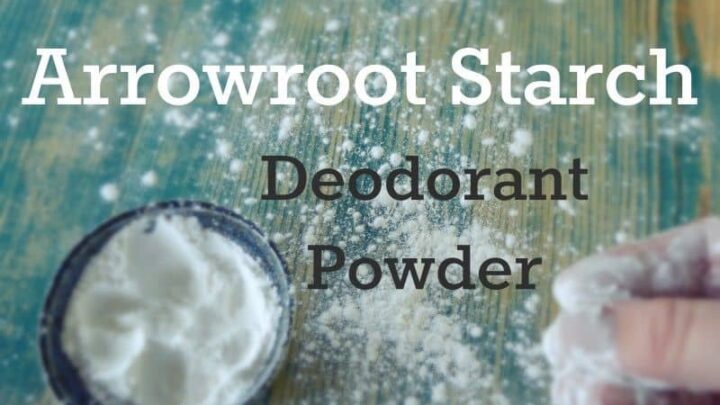 Arrowroot Deodorant Powder