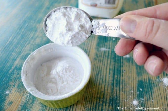 homemade deodorant powder add arrowroot powder