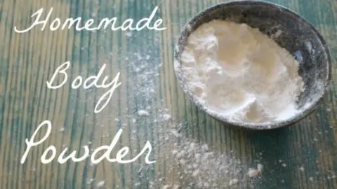 Unscented Homemade Body Dusting Powder