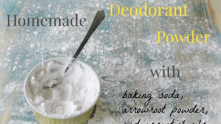 homemade deodorant powder