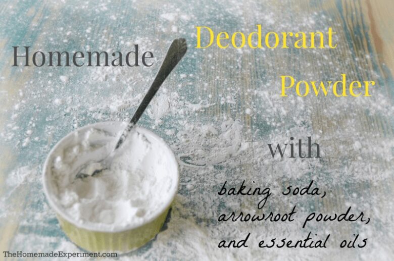 How To Make Scented Homemade Deodorant Powder With Essential Oils