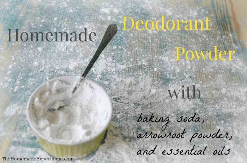 homemade deodorant powder