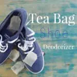 Homemade Shoe Deodorizer with Tea Bags