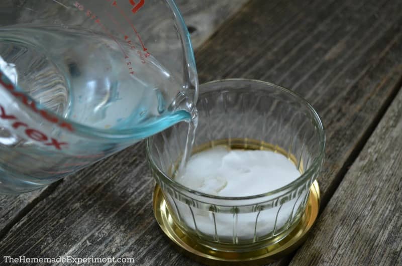 Homemade Baking Soda Body Scrub Add Water