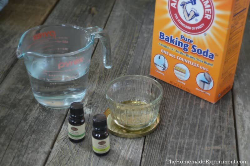 Homemade Baking Soda Body Scrub Ingredients