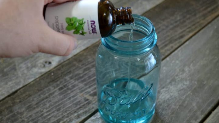 homemade diffuser oil add essential oil