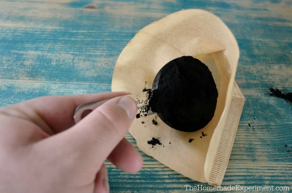 Add charcoal to the shoe deodorizer