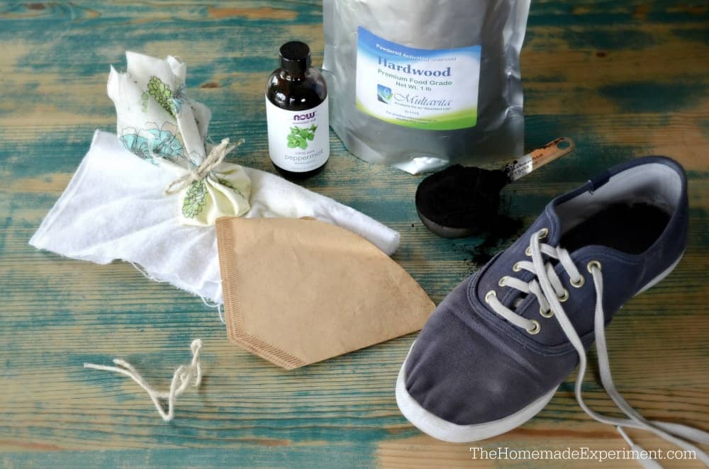 DIY Activated Charcoal Shoe Deodorizer