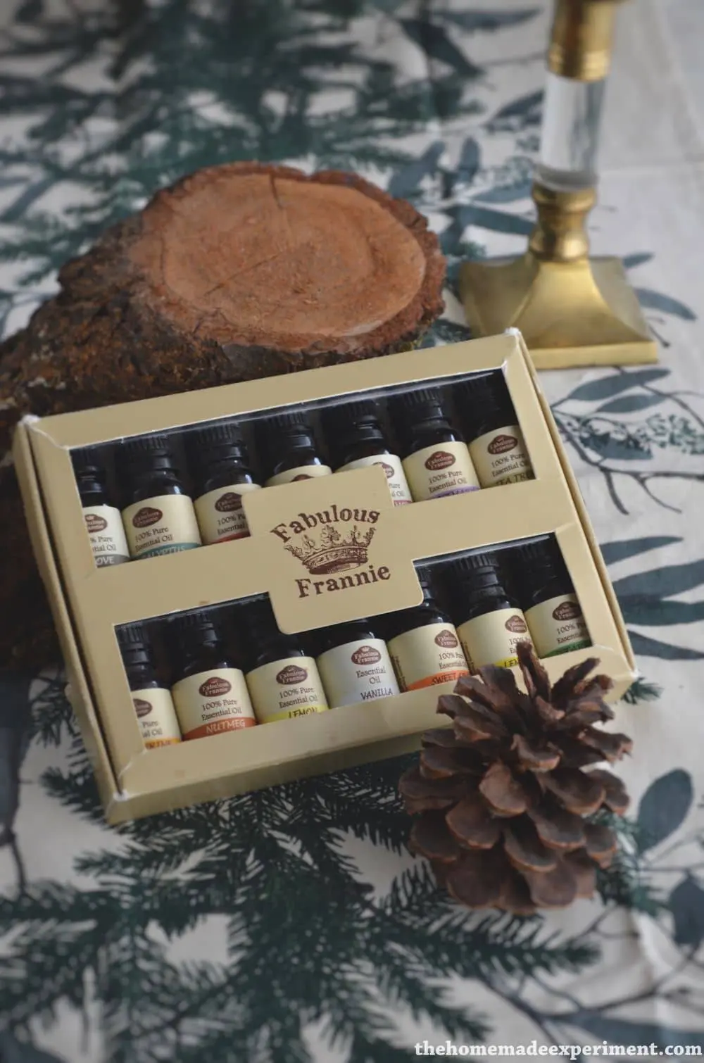 Essential oils starter set for winter and Christmas.